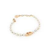 Christian Dior CD Pearl Bracelet Costume Jewellery